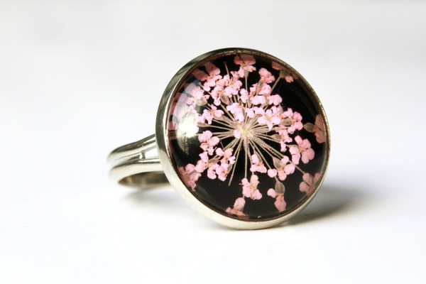 Ring Blüten Dillblüte Geschenk